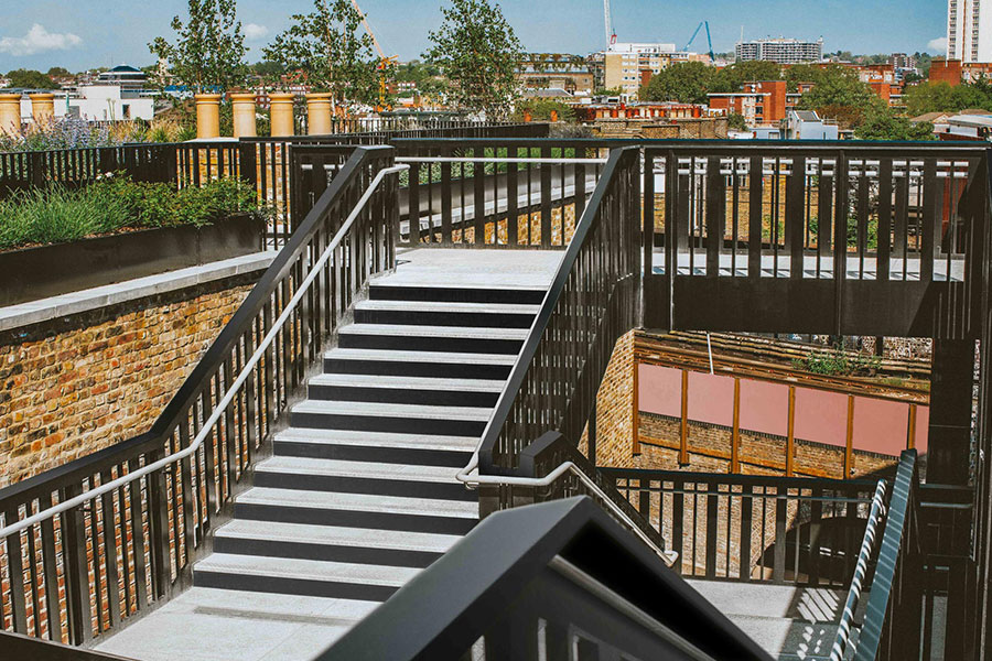 Balcony & Stairs Project Completed At Camden Lock London