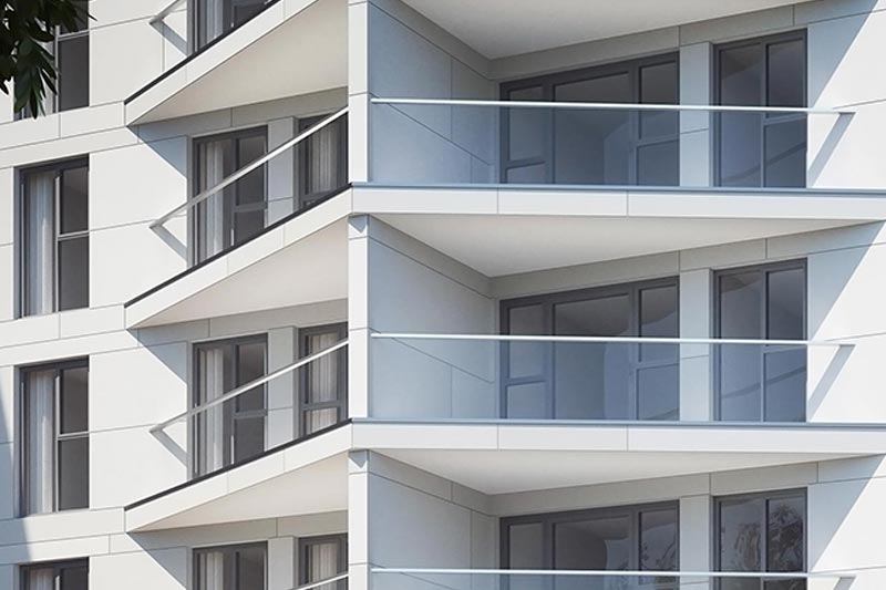 NHBC Accepted Fire Rated Structural Glass Balustrade NHBC AcceptedFire Rated Structural Glass Balustrade